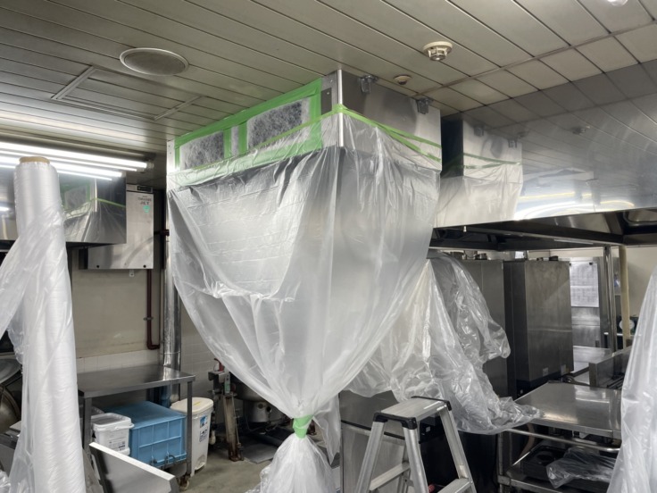 仙台市内某病院　厨房用エアコンクリーニング