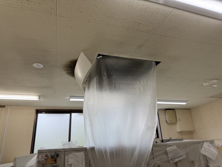 施工中の画像