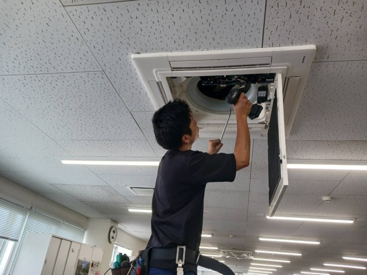 施工中の画像