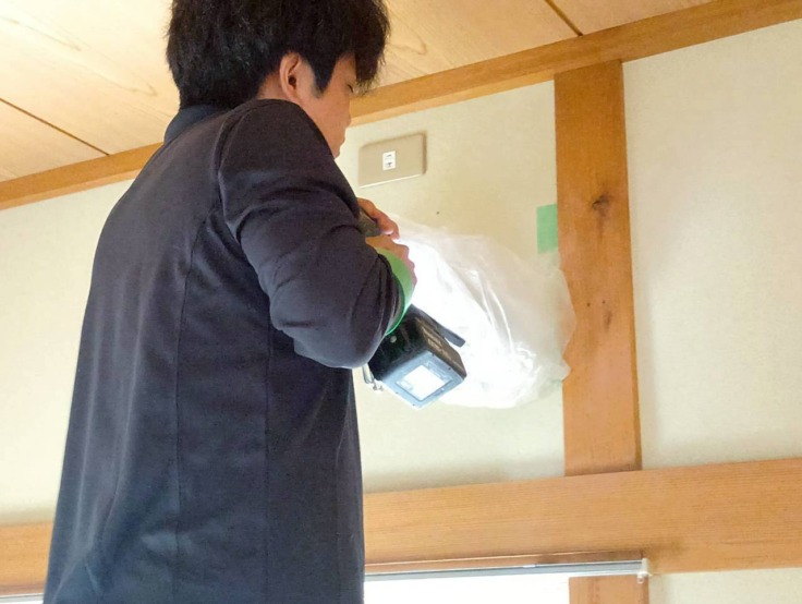 施工中の画像