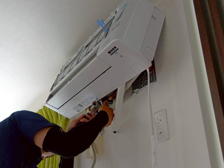 リソラ 7.1kw・2.8kwエアコン入替工事