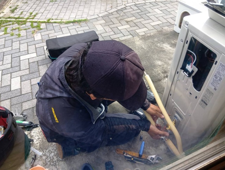 施工中の画像